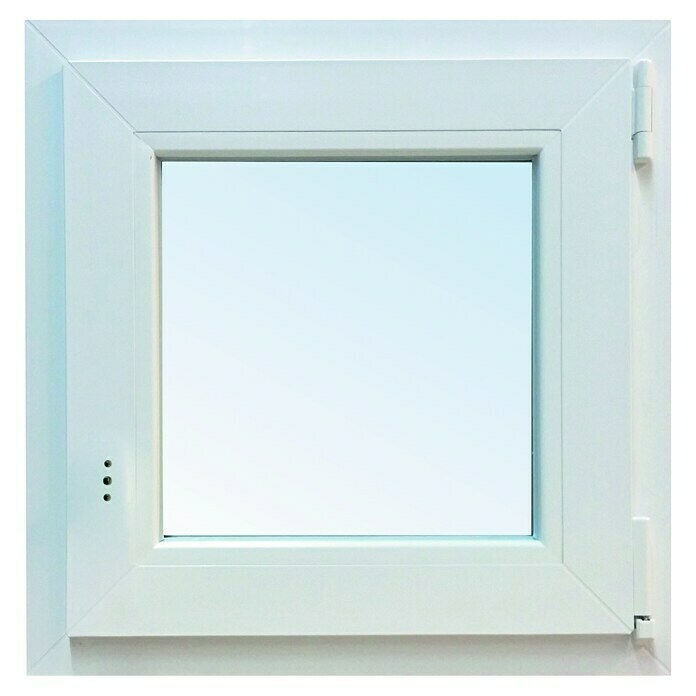 Ciudad Menda capacidad Superposición Solid Elements Ventana de PVC Practicable-Oscilobatiente (60 x 60 cm,  Derecha, Blanco, Sin persiana) | BAUHAUS