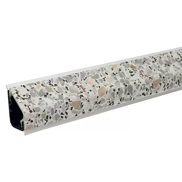 Kantoflex Wandabschlussprofil Design 3952 Ravenna Grau - 60 x 1,6 x 2,4 cm - Detailaufnahme
