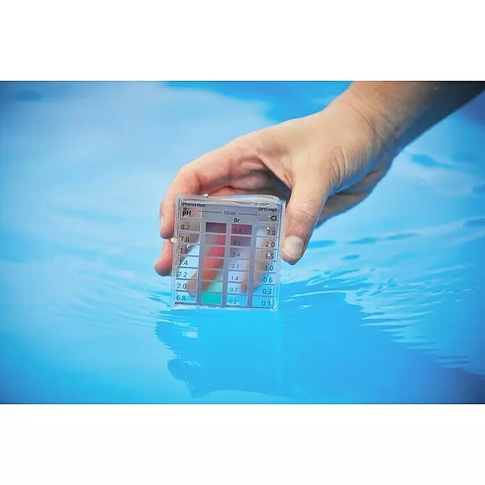 myPool Chlor- & pH-Testgerät - Geeignet für: Pools - Anwendungsbeispiel
