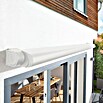 Sunfun Vollkassettenmarkise Elba (Grau, Farbe Gestell: Verkehrsweiß, Breite: 4 m, Ausfall: 3,5 m) | BAUHAUS