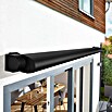 Sunfun Vollkassettenmarkise Elba (Grau, Farbe Gestell: Tiefschwarz, Breite: 4 m, Ausfall: 3,5 m) | BAUHAUS