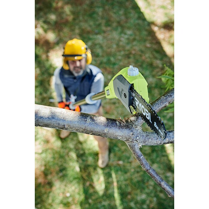 Ryobi ONE+ Akku-Hochentaster OPP 182018 V, Li-Ionen, Ohne Akku, Arbeitshöhe: 4 m Use Shot