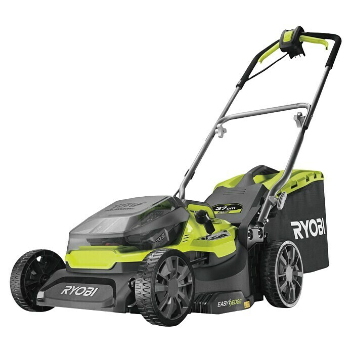 Ryobi ONE+ Hybrid-Rasenmäher RY18LMX37A-225Li-Ionen, 2,5 Ah, 2 Akkus, Schnittbreite: 37 cm Diagonal View