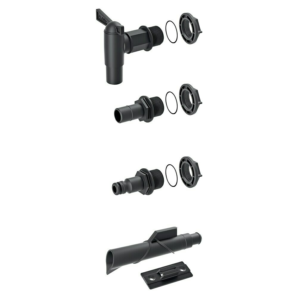 Kit De Raccordement Pour Tonneau De Pluie, Recuperateur D Eau De Pluie