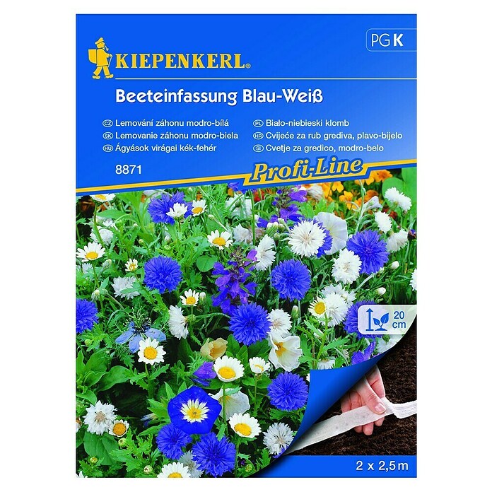 Kiepenkerl Profi-Line Mješavina sjemena cvijeća za rub grediva  (Bijela, Palava, 10 m²) | BAUHAUS