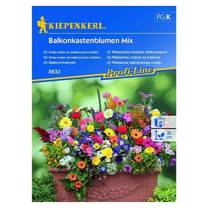 Kiepenkerl Profi-Line Mješavina sjemena cvijeća za balkone  (Raznobojna, 2 m²) | BAUHAUS