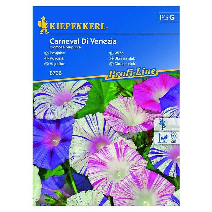 Kiepenkerl Sjeme cvijeća Ukrasni slak Carneval di Venezia  (Ipomoea purpurea, Raznobojno) | BAUHAUS