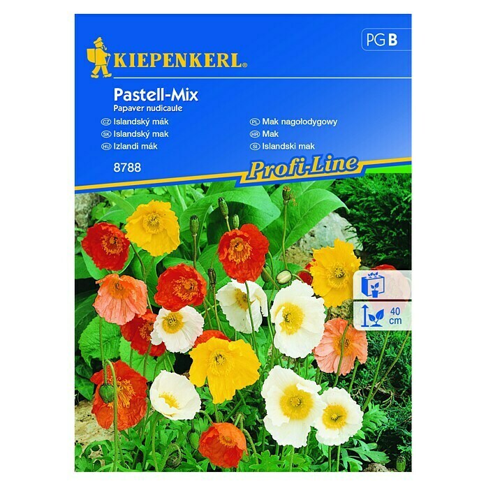 Kiepenkerl Sjeme cvijeća Mak Pastell Mix  (Papaver nudicaule, Raznobojno) | BAUHAUS