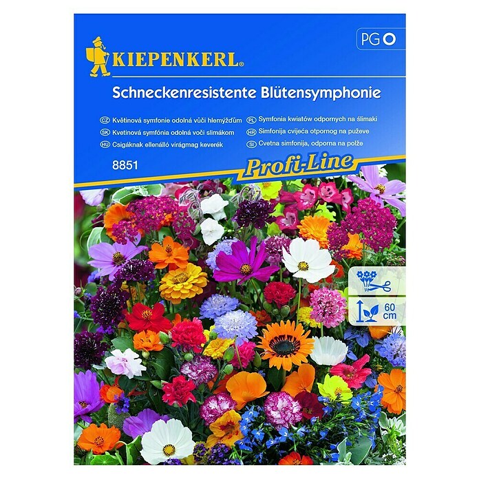 Kiepenkerl Cvetlična semena Cvetna simfonija, odporna na polže  (2 m²) | 8127 - Feinsämereien in PG Marke | IBYA - Sämereien | IBY - Sämereien | IB - Grünpflanzen/Sämereien | I - Stadtgarten | BAUHAUS