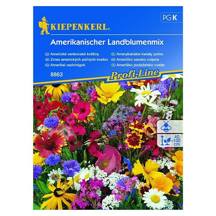 Kiepenkerl Mješavina sjemena cvijeća Američko seosko cvijeće  (Raznobojno, 3 m² - 5 m²) | BAUHAUS