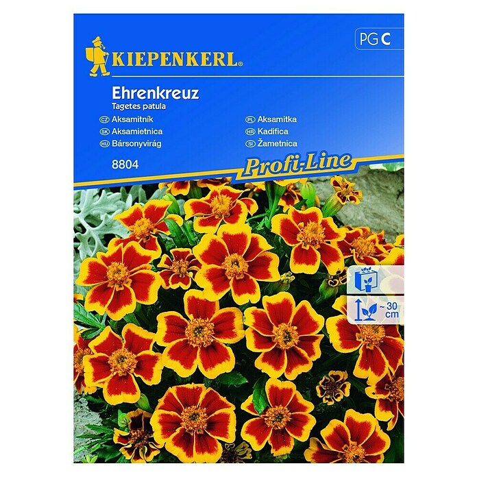 Kiepenkerl Sjeme cvijeća Kadifica Ehrenkreuz  (Tagetes patula, Crvena, Žuta) | BAUHAUS