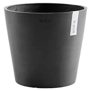 Ecopots Amsterdam - Fioriera Rotonda Moderna In Plastica Riciclata