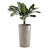 Ecopots Amsterdam Pflanzsäule rund Mid High (Außenmaß (Ø x H): 30 x 50 cm, Kunststoff, Braungrau) | BAUHAUS