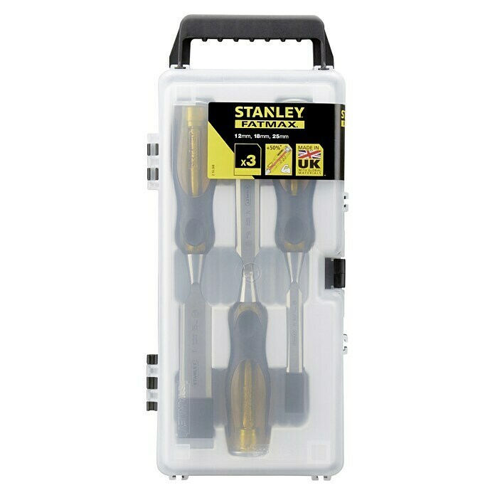 Stanley FatMax Stechbeitelsatz 2-16-268 (Klingenbreite 12/18/25 mm, 3 -tlg.) | BAUHAUS