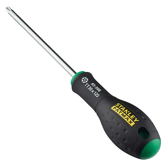 Stanley FatMax Schraubendreher - TX 30, Klingenlänge: 125 mm - Stanley Fatmax Torx Schraubendreher. Optimal zum Schrauben dank des ergonomischen Griffs. Die Klinge ist aus hochwertigem Stahl.