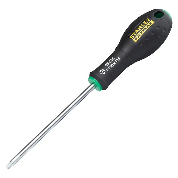 Stanley FatMax SchraubendreherTX 30, Klingenlänge: 125 mm - Stanley FatMax Schraubendreher, ideal für präzise Arbeiten. Ergonomischer Griff für Komfort und Kontrolle.