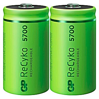 GP ReCyko Oplaadbare batterijen (Mono D, 1,2 V)