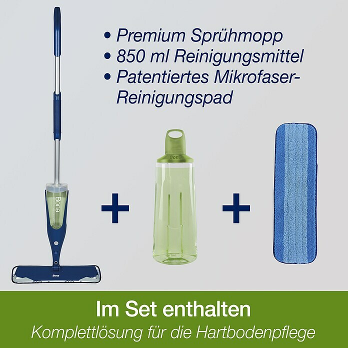 Bona Spray Mop für Fliesen- und Laminatböden (Mikrofaser, null)