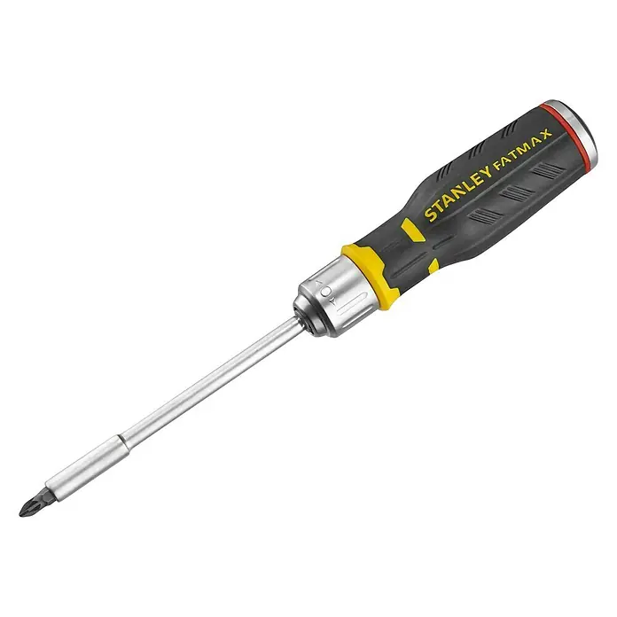 Stanley FatMax Schraubendreher mit Ratsche FMHT0-62690 - 13 -tlg. - Stanley Fatmax Schraubendreher mit auswechselbaren Bits, ideal für vielseitige Schraubanwendungen.