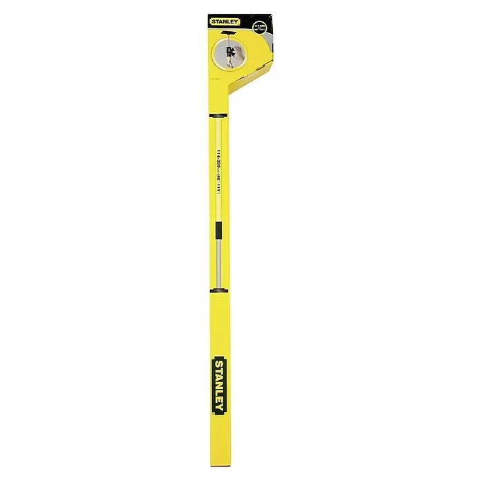 Stanley Montagestütze STHT1-05932 - Belastbarkeit: 13 kg, 114 mm - 289,5 mm - Stanley Teleskop-Stützstange, gelbe Verpackung. Ideal zum Abstützen und Fixieren, flexibel einsetzbar. Ein unverzichtbares Werkzeug für Handwerker.