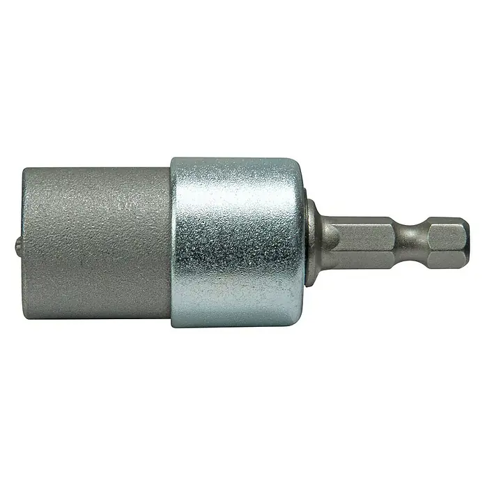 Stanley Bithalter STHT0-05926 -  - Nahaufnahme eines magnetischen Bit-Halters, ideal für Schraubarbeiten mit Bohrmaschinen. Das Werkzeug ist robust und präzise gefertigt.