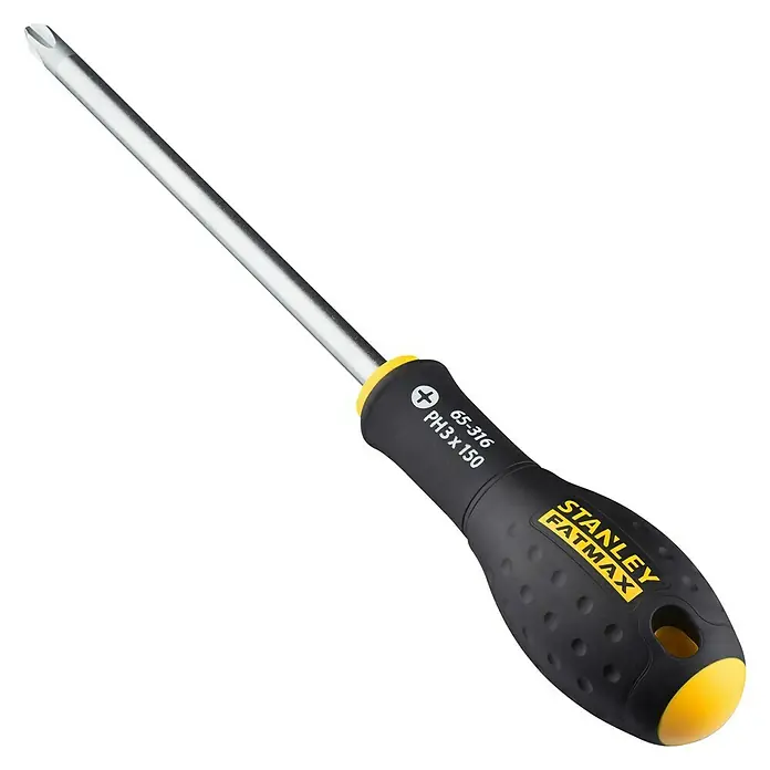 Stanley FatMax Schraubendreher 0-65-316 - PH 3, Klingenlänge: 150 mm - Stanley FatMax Schraubendreher mit ergonomischem Griff für hohen Komfort und maximale Kraftübertragung beim Schrauben.
