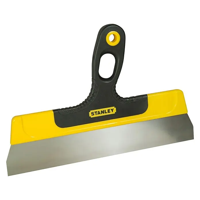 Stanley Flächenspachtel STHT0-05934 - Klingenbreite: 300 mm - Stanley Flächenspachtel mit gelb-schwarzem Griff. Ideal zum Glätten von Oberflächen und für präzise Spachtelarbeiten.