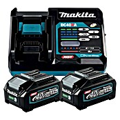 Makita XGT 40V max. Akku & Ladegerät 191L76-1 (40 V, 2 Akkus, 2,5 Ah) | BAUHAUS