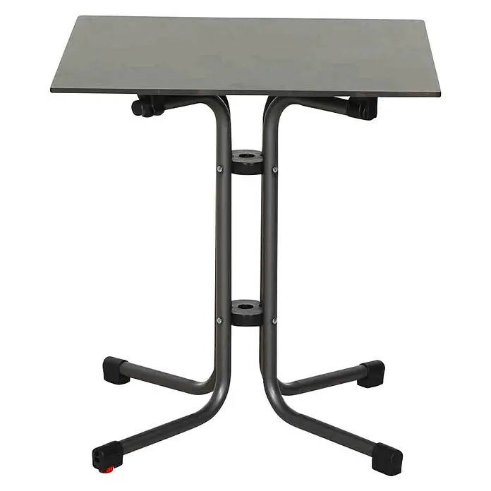 Siena Garden Urban Lights Gartenmöbel-Set Square Stuhl/Sola Tisch - 3 -tlg., Polypropylen, Olive/Anthrazit - Dieser Tisch ist ideal für kleine Räume. Sein Gestell ist robust, die Tischplatte bietet Ablagefläche. Praktisch und platzsparend.