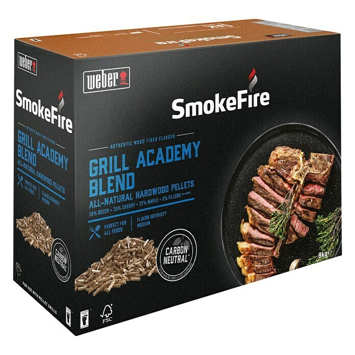 Weber Holzpellets SmokeFire8 kg, Aroma: Grill Academy Blend Diagonal View