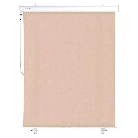 SmartSun Toldo para balcón Neo Lux (Beige arena, Ancho: 1,4 m)