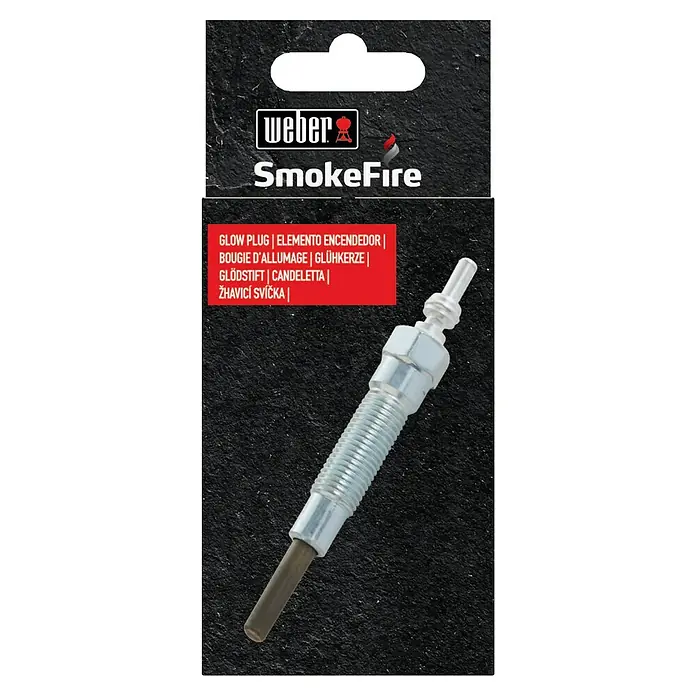Weber Glühkerze - Passend für: Weber Pelletgrills SmokeFire EX4 / SmokeFire EX6 - Produktabbildung eines Weber SmokeFire Glühkerze, ein Zündelement für Grills, mit Details zu Design und Funktion.