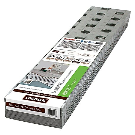 LOGOCLIC Dämmunterlage Extra Aquastop Smart (10 m², Stärke: 3 mm)