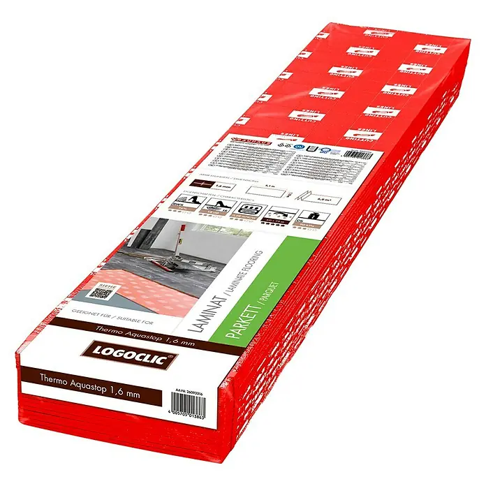 LOGOCLIC Dämmunterlage Thermo Aquastop6,02 m², Stärke: 1,6 mm