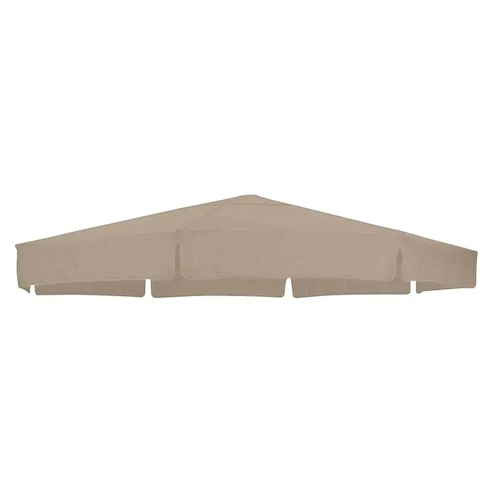 Sun Garden Schirmbezug Easy Sun - Beige-meliert, Passend für: Sunfun Ampelschirmgestell Easy Sun, 350 cm - Das beigefarbene Ersatzdach für den Pavillon ist ein strapazierfähiges und wetterfestes Zubehör, das Schatten und Schutz bietet.