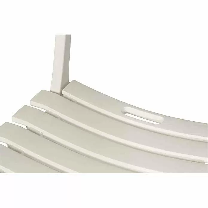 Progarden Gartenstuhl Birki - Klappbar, Weiß, B x T x H: 41 x 46 x 78 cm - Detailaufnahme