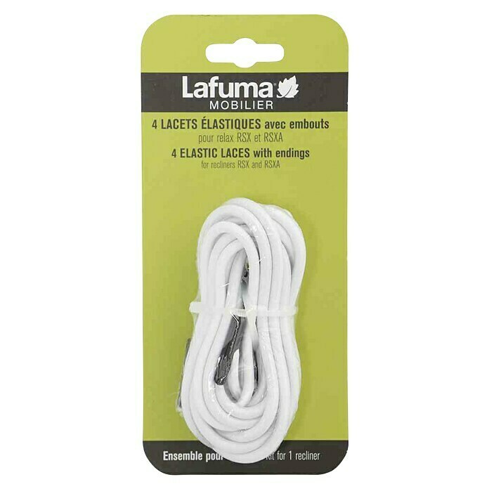 Lafuma Ersatzschnur (Schwarz/Weiß, Passend für: Lafuma Relaxsessel RSX)