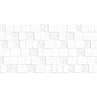 Revestimiento de pared Segment Decor (60 x 30 cm, Blanco, Mate, Rectificado)