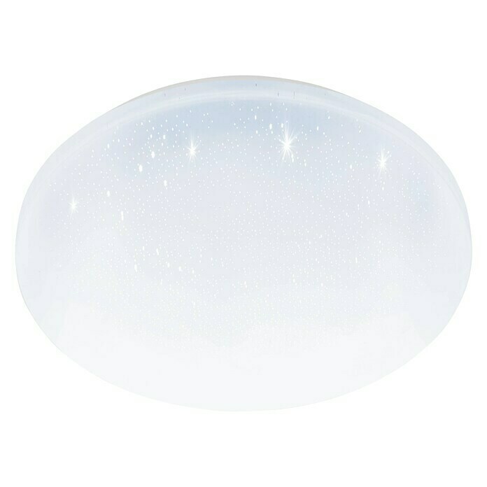 BAUHAUS 410 Warmweiß) Nieves LED-Deckenleuchte rund | 6,5 Silber, x x mm Ø cm, W, Eglo Weiß, H: (24