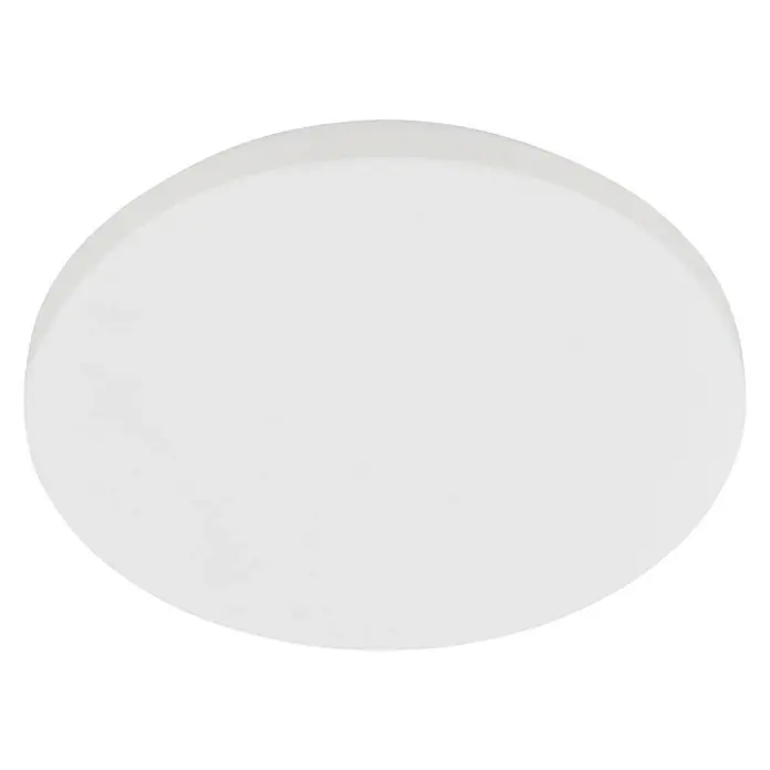 Eglo LED-Deckenleuchte rund - 18 W, Ø x H: 31 x 5,5 cm, Neutralweiß - Nahaufnahme einer runden, weißen Deckenleuchte mit einem schlichten Design, ideal für moderne Innenräume und eine effiziente Beleuchtung.