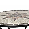 Siena Garden Stella Balkontisch rund (70 cm, Schwarz)