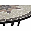 Siena Garden Stella Balkontisch rund (70 cm, Schwarz)