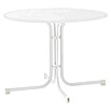 KLAPPTISCH DEKOR-   PLATTE D:100CM,WEISS