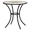 Siena Garden Stella Balkontisch rund (70 cm, Schwarz)