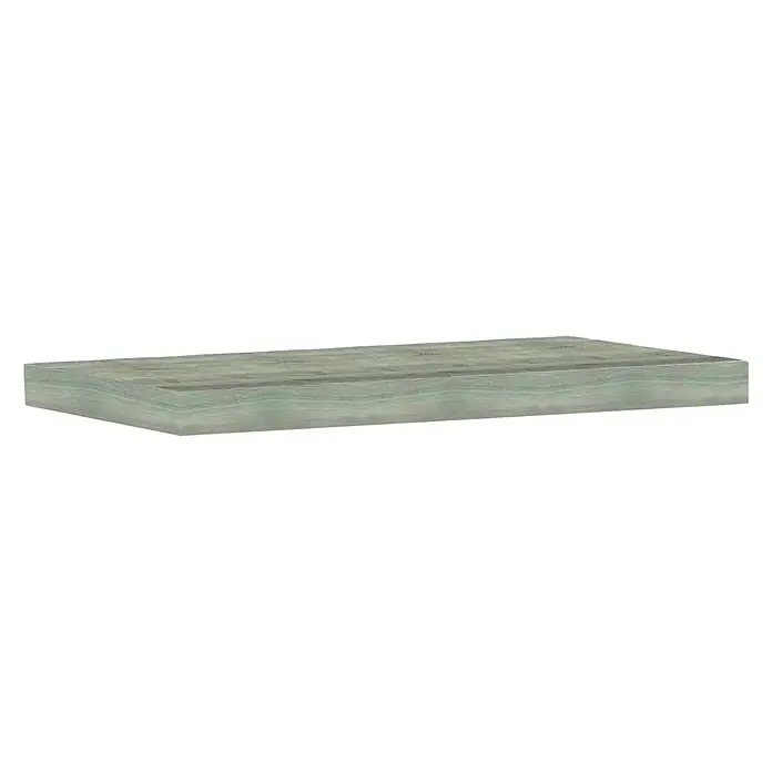 Encimera para lavabo Atlantis - L x An x Al: 46 x 60 x 3 cm, Gris M ceniza - Imagen de una pila de piedras grises texturizadas, que ofrecen un aspecto duradero y natural.\n