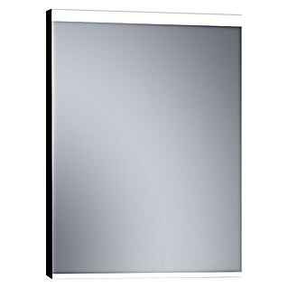 Espejo con luz París (60 x 80 cm, Negro)