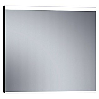 Espejo con luz París (100 x 80 cm, Negro)