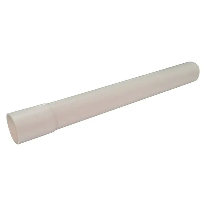 Spülrohrverlängerung - Ø x L: 28 mm x 25 cm - Weiße PVC-Rohrleitung für Sanitär-, Bewässerungs- oder Bauprojekte, ideal für den Einsatz im Innen- und Außenbereich.