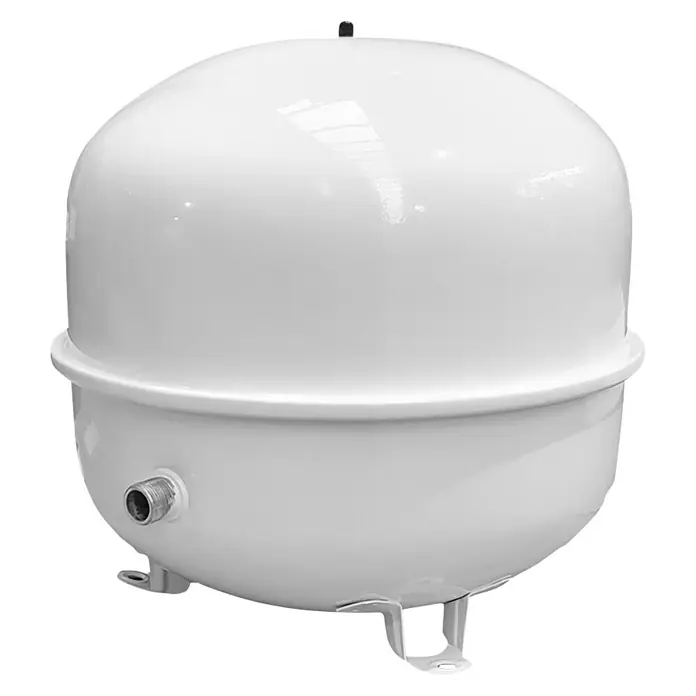 Ausdehnungsgefäß Reflex - 35 l, Vordruck: 1,5 bar, Weiß - Druckbehälter mit einem glänzenden, weißen Finish, ideal für Sanitäranwendungen und Wasserspeicherung.