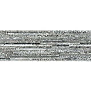 Revestimiento cerámico Maule (17 x 52 cm, Blanco, Efecto piedra)
